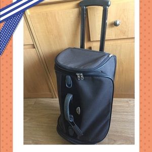 SAMSONITE GRAY+BLACK NYLON CARRYALL 21” 2 WHEELS✈️